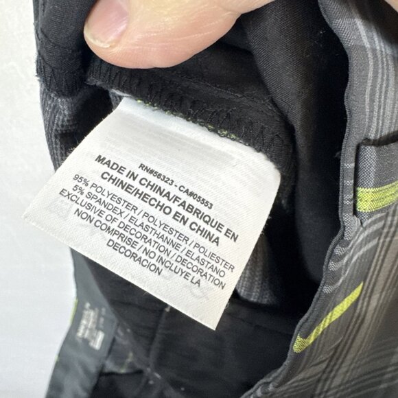 Nike Golf Tour Performance Dri-Fit Plaid Pants Men’s 40x32 Gray Green - Picture 6 of 7